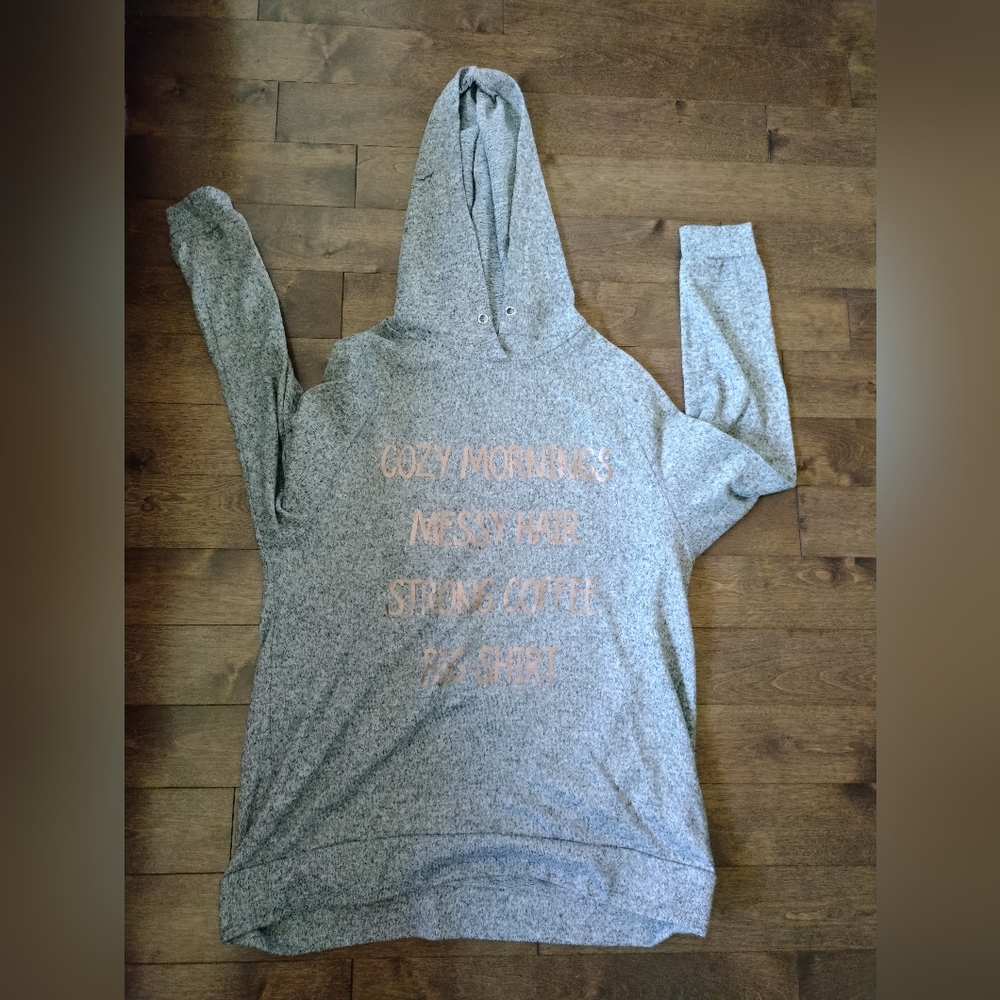 Hoodie cabin fever large gray